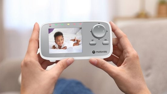 Motorola Nursery Babyfoon - VM482 - Baby Monitor met Camera - Infrarood Nachtvisie - Digitale Zoom - Temperatuurbewaking - Wit - e60ef356-91c9-429b-9aca-896ce15c4790