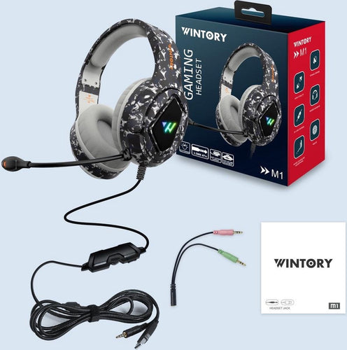 WINTORY M1 RGB light gaming headset met stereo microfoon voor PS4/PS5-laptops-Xbox One - Camouflage Zwart - e8f4fe76-6583-4e30-a95a-6740eb554b4c_6bd85fd7-7e86-4516-98d0-6c414f6bc1c4