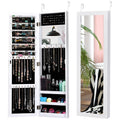 Coast Mirrored Jewelry Cabinet met vol lichaamsniveau 31,5 x 8,5 x 110 cm wit - eda5b463799f1764b66a00c8fb3b71a011c71365_d7f216f5_f333_4d64_aa80_59883fc36eb2_ec5a00f7_e4fd_4dae_84eb_6b92d8f71b3a_1_02d25b4d-01f8-4fed-9314-d8fed752e2e2