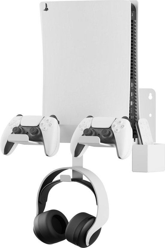 Muurbeugel universeel geschikt voor Playstation console - console houder spelcomputer universeel - standaard muurbeugel voor opbergen game console controllers headset - edf460efcb4534c4b6bf199b96f23dd4b5f35ee2_Enriched_product_image_c5ef21e2-df9a-42bb-b3a6-eae11a39a2e3