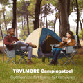 TRVLMORE Campingstoel - Opvouwbaar - XL - Comfortabele Vouwstoel - 150 kg draagvermogen - Drankhouder - Koelvak - Visstoel - Grijs - f05cbc74284b06f992528daf24e48ff96e094e64_Enriched_product_image