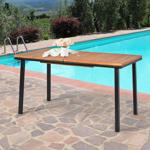 Coast Tuintafel – Met Parasolgat – max. 50 kg – 140 x 75 x 76 cm – Hout - f0e1e66a-d29a-4420-abec-3c79ac482130