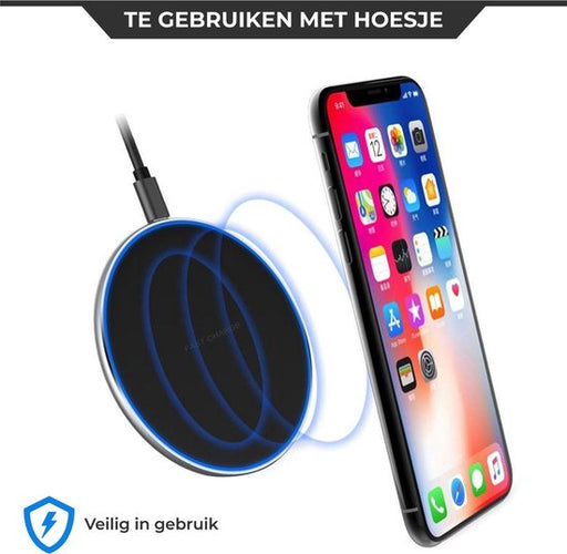 Nuvance - Draadloze Oplader - Inclusief USB Kabel - Wireless Charger - 15W Fast Charger - Zwart - f2976fccbe8b2658abbca878914745a5d8cd19b5_Enriched_product_image_9a3f2a8e-4010-4f6c-942f-58e9b1a116ee