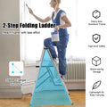 Coast Opvouwbare Trapladder- 2 Treden - Tot 150 kg - Aluminium - 49 x 44 x 66 cm - Zilver - f788f0b03c68055535004ebe4c9f070f5511395e_plier_dans_une_taille_compacte_mesurant_seulement_72_x_44_x_4_cm__paisseur_de_4_cm_8_13_tj10011_77cc42bf-a329-480c-a9a4-1c25b2f4e881