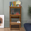 Coast Opstapkruk - Bijzettafel - 3 Treden - Max. 136 kg - Massief hout - 57 x 38 x 66 cm - Dennenhout - fe54322df76973d0d91cdf957c0912422ce18927_hw55009_8_1_04310f59-5cf4-4fc7-8cef-6d523e8fb9ab