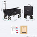 LifeGoods Bolderkar - Opvouwbaar - Draaibare wielen - 2 Standen - 70KG Draagkracht - Zwart - ffaca50f-c400-4820-b2de-ae1c9cacada1