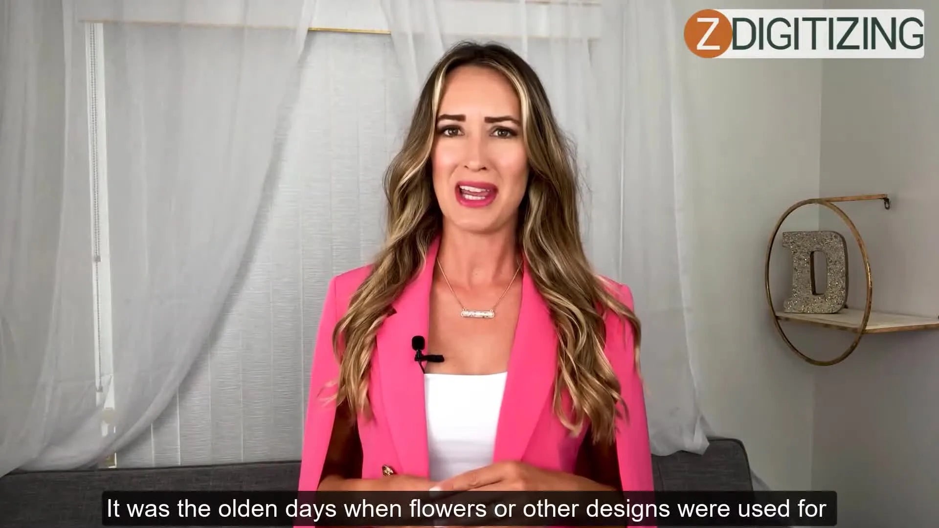 Embroidered T-shirts with floral designs