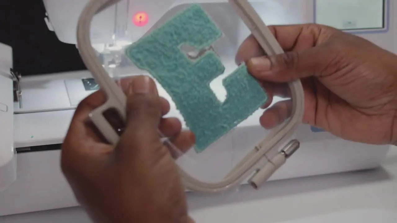 Popping patch from water-soluble stabilizer.