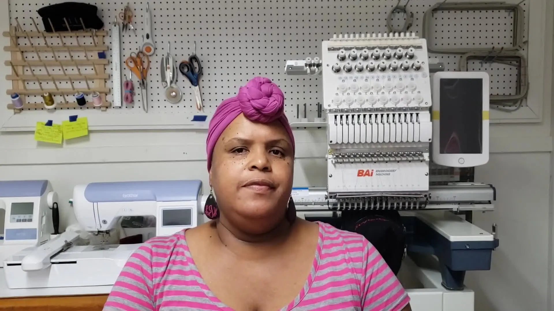 Woman explaining her decision to revisit purchasing a BAI machine after a US warehouse was established.