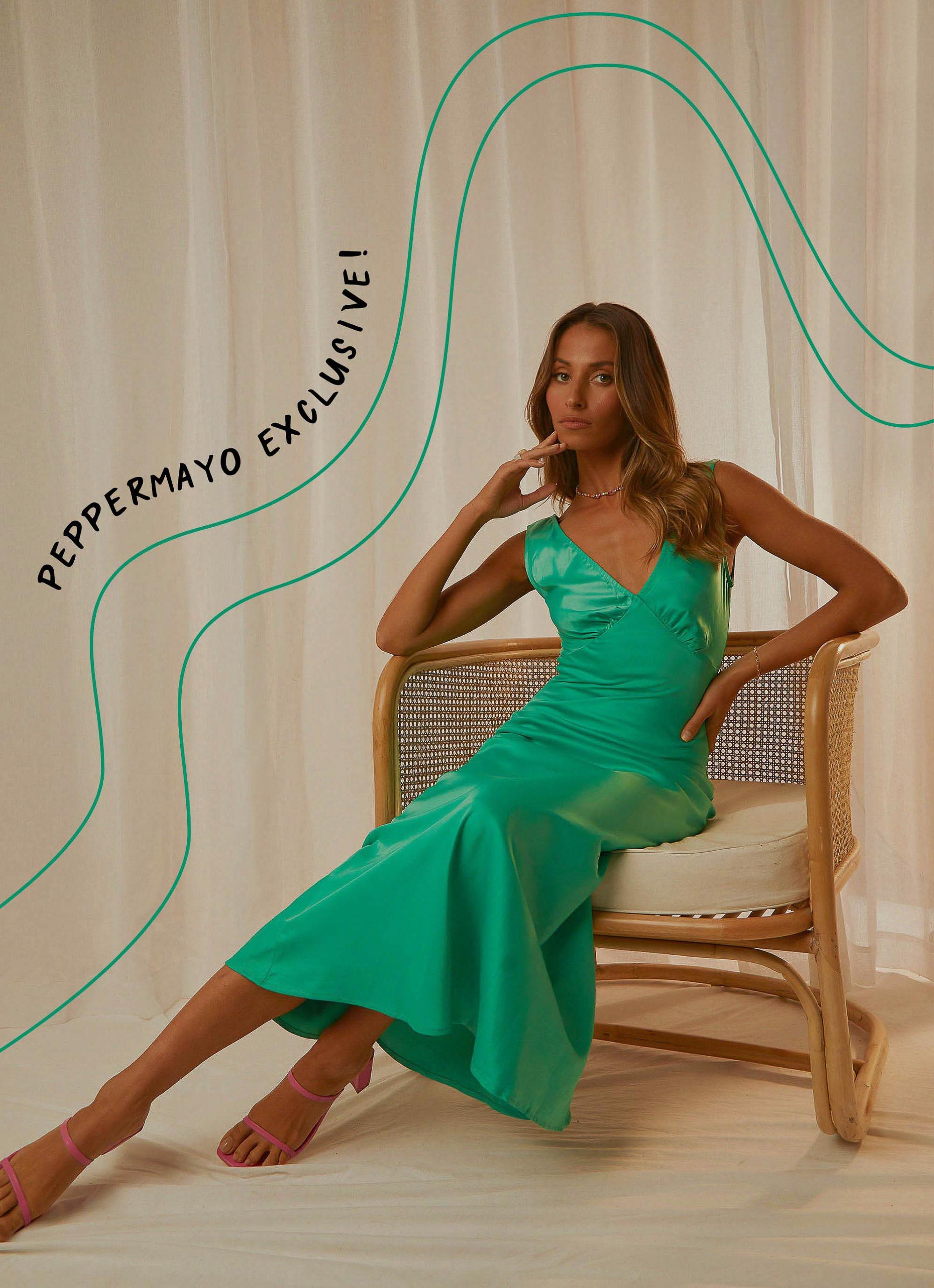 Loren Maxi Dress – Jade Green
