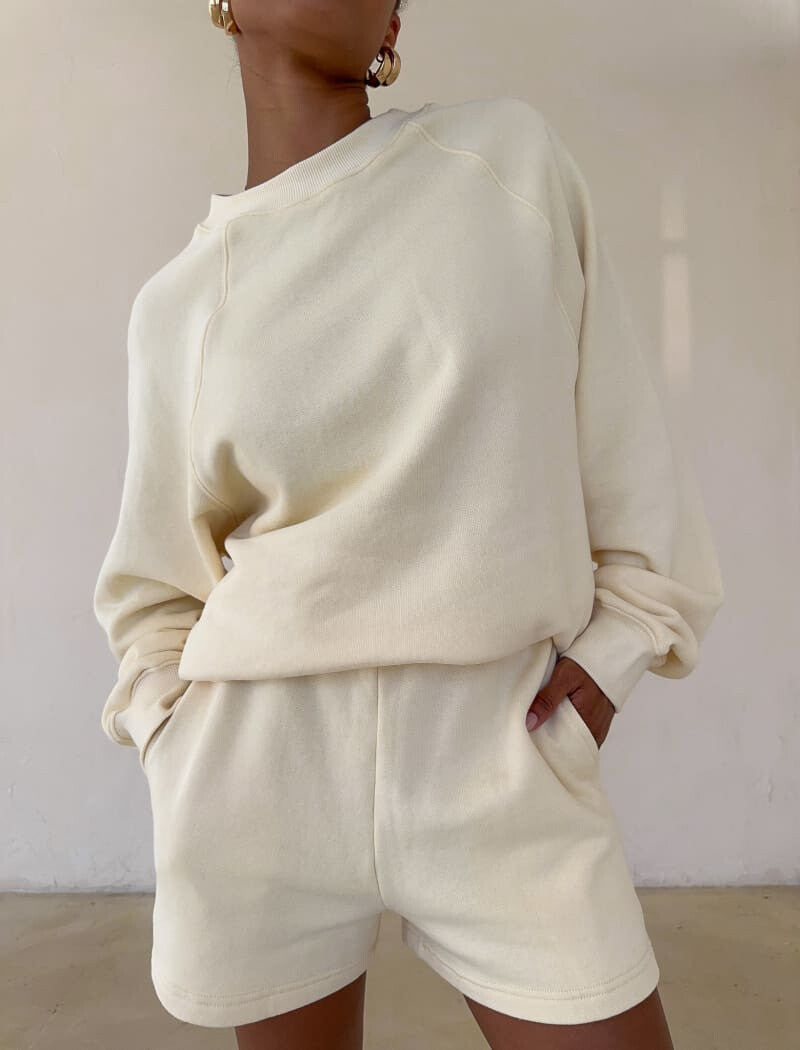 Balance Crewneck | Coconut Cream