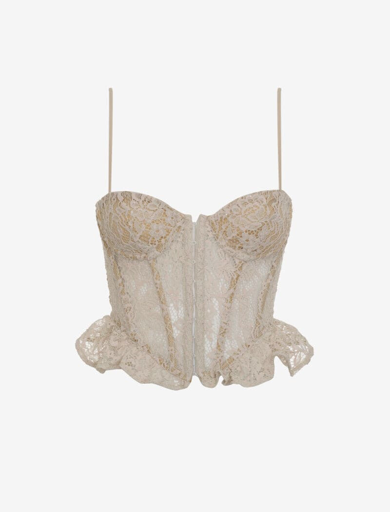 Cabaret Corset | Cream Lace