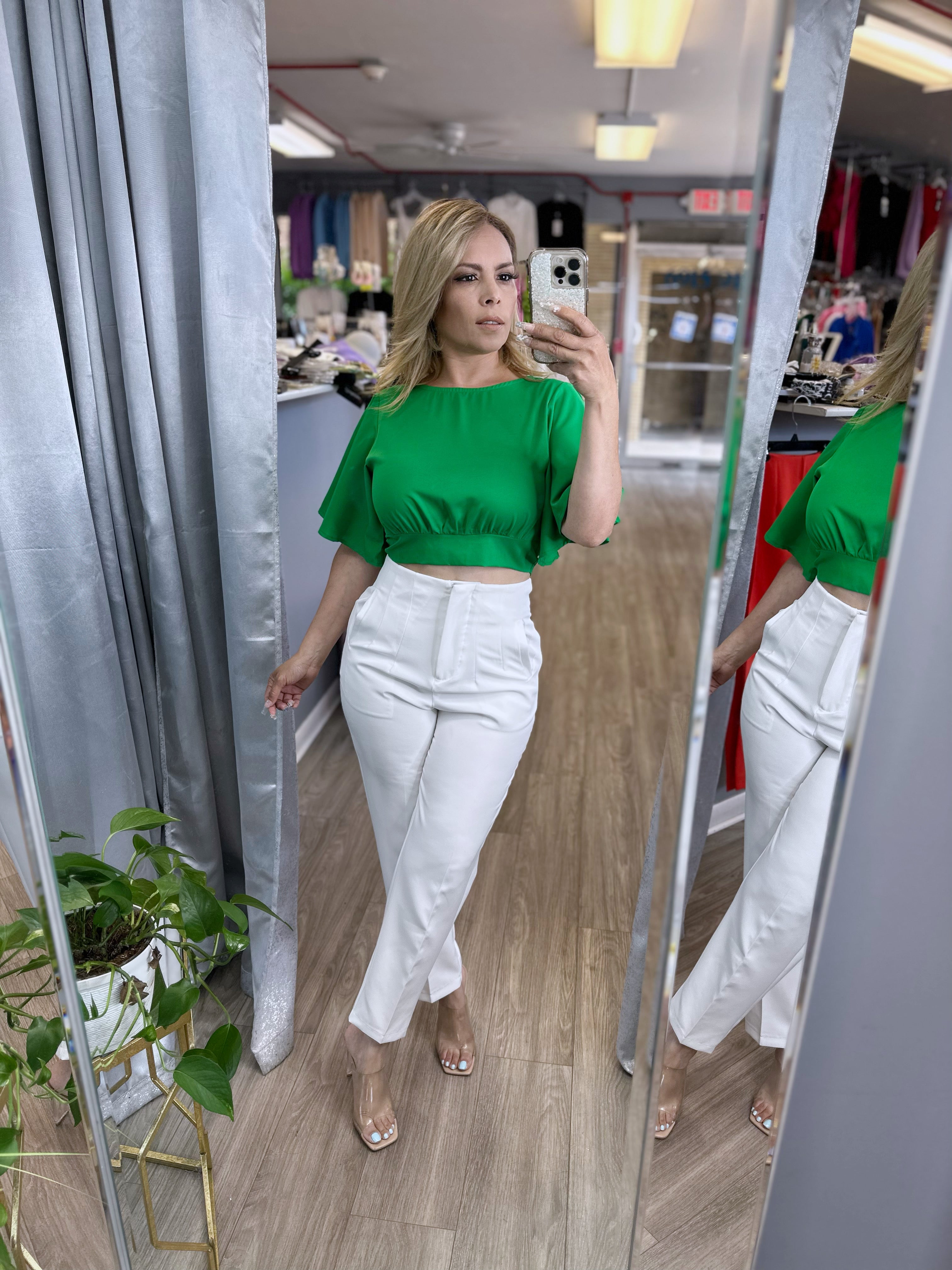 Alessa Top (Green)