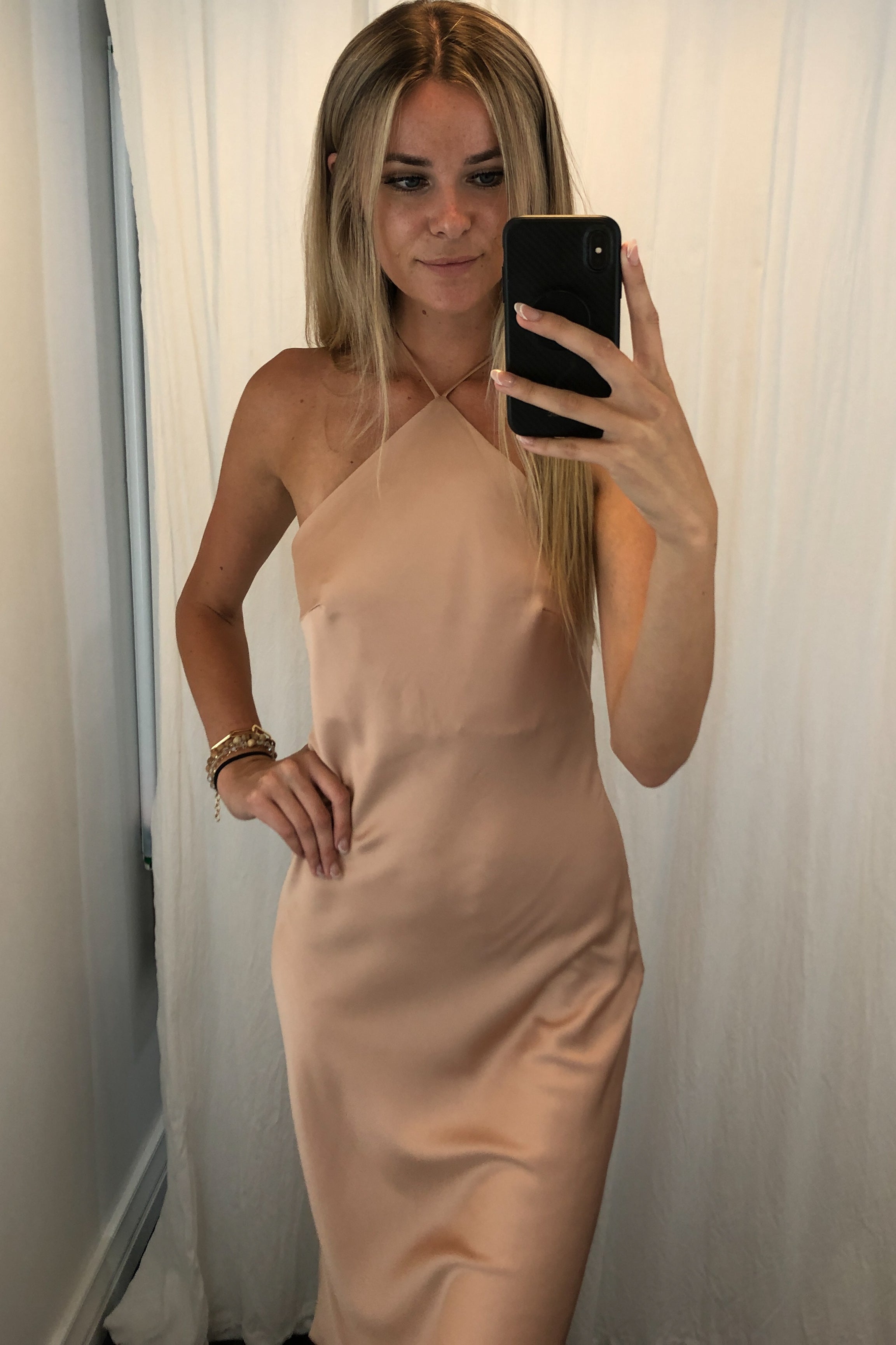 Alba Dress-Nude