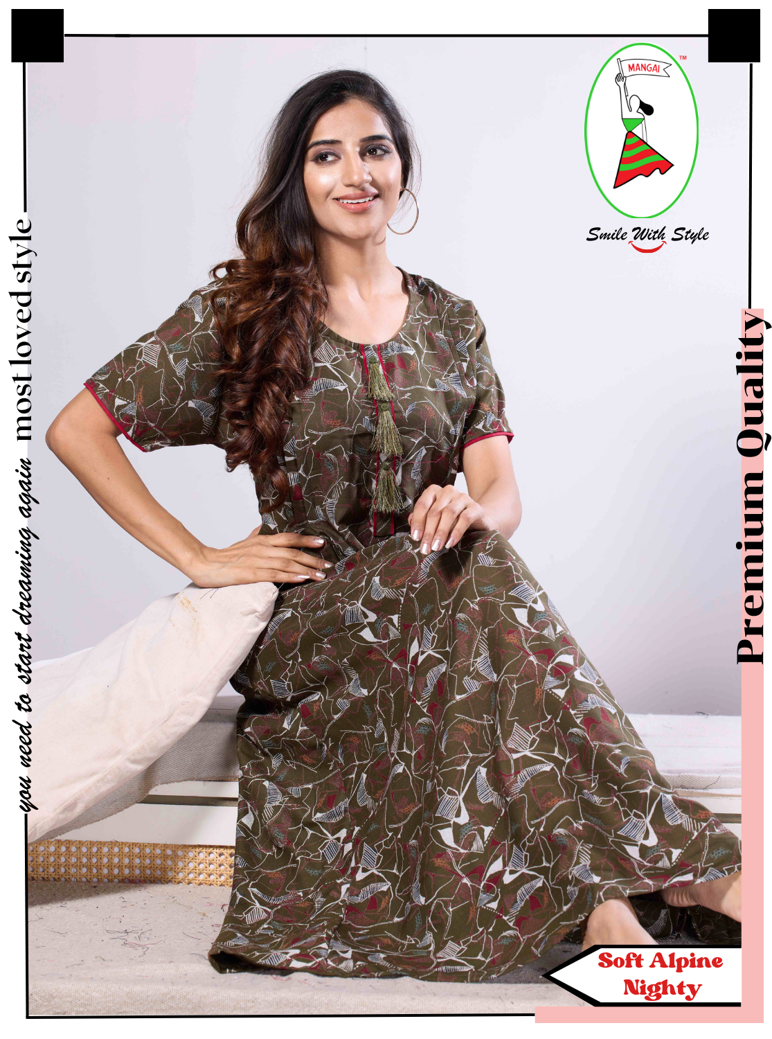 MANGAI New Alpine KURTI Style | Beautiful Stylish KURTI Model | Half Sleeve |Fresh Arrivals for Stylish Women's