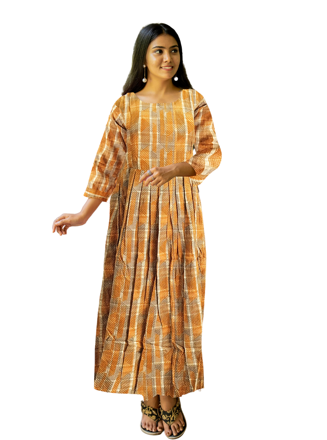 New Arrived MANGAI Rayon Printed MOM'S KURTI - Umbrella Cut Stylish Branded Mom's Kurti for Stylish Mom's | Feeding | Maternity | Casual Wear MOM'S KURTI | Latest Collection's