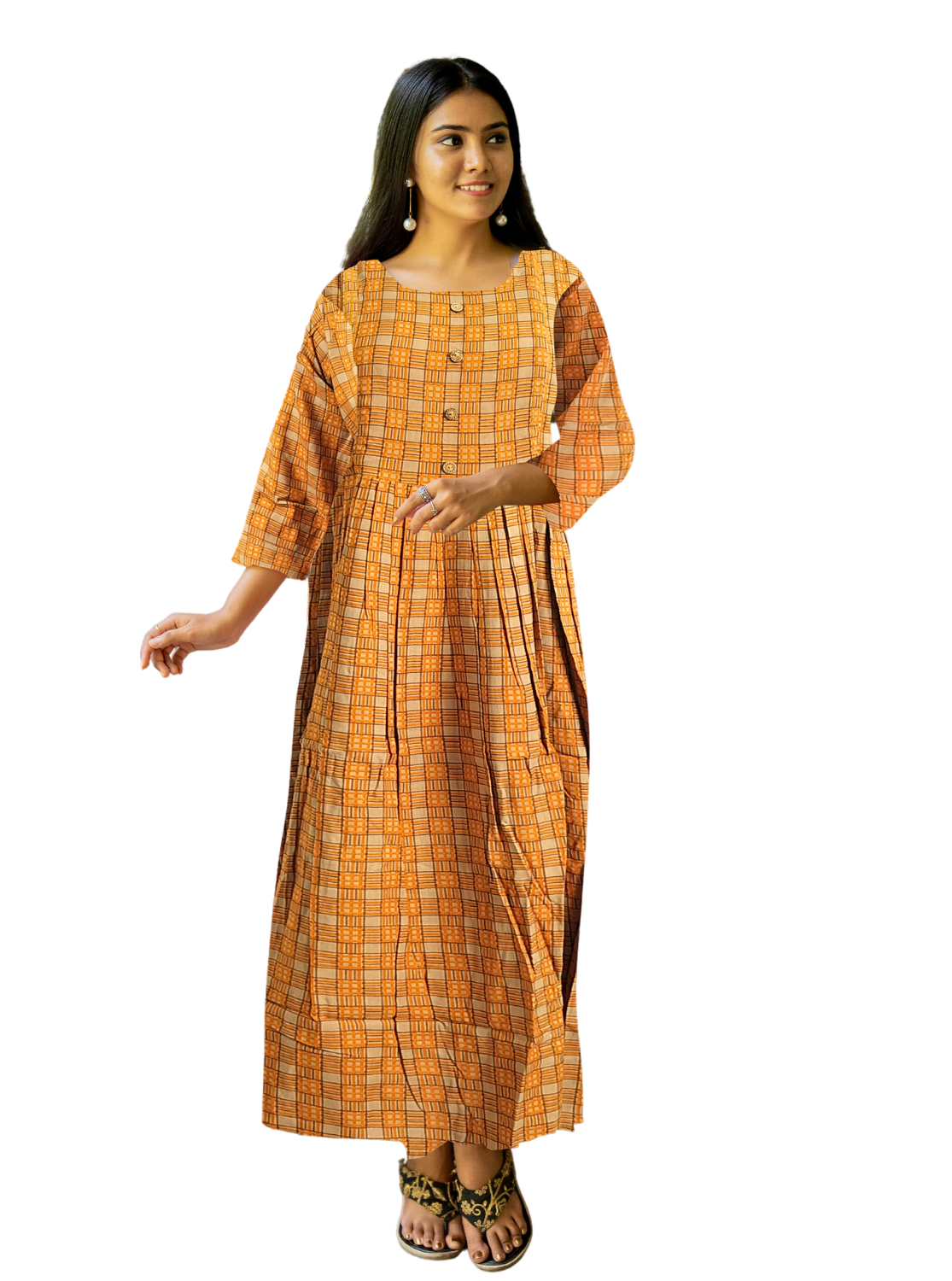 New Arrived New MANGAI Rayon Printed MOM'S KURTI - Umbrella Cut Stylish Branded Mom's Kurti for Stylish Mom's | Feeding | Maternity | Casual Wear MOM'S KURTI | Latest Collection's