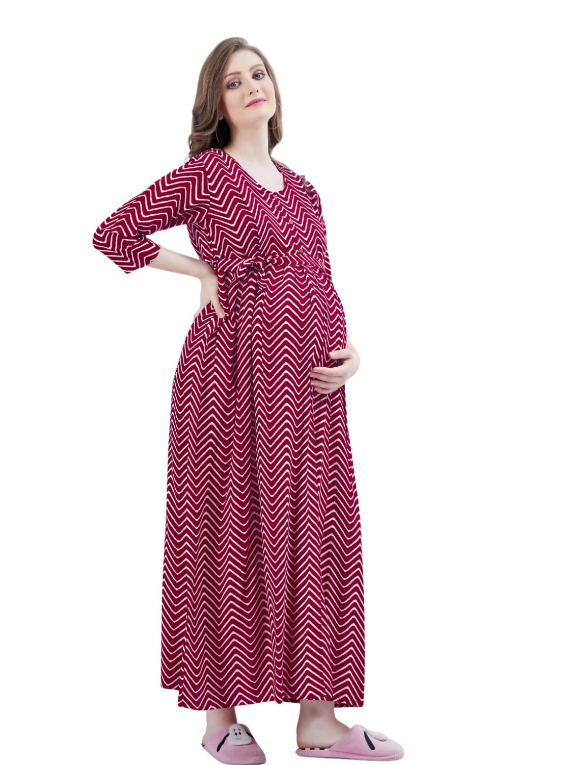 New ONLY MINE 4-IN-ONE Mom's Wear - Soft & Smooth Rayon | Maternity | Feeding | Maxi | Long Frock | Casual Wear