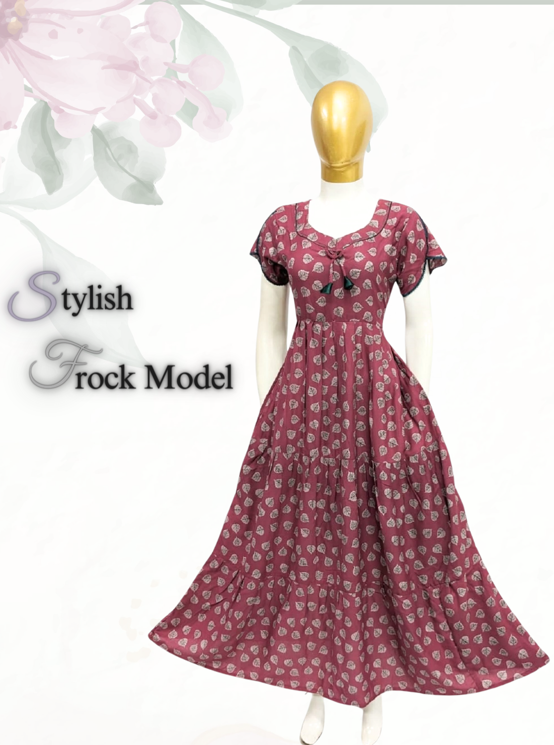 New Collection MANGAI Premium Alpine FROCK Model Nighties | Beautiful Stylish Frock Style | Stylish Sleeves | Perfect Nightwear Trendy Women's