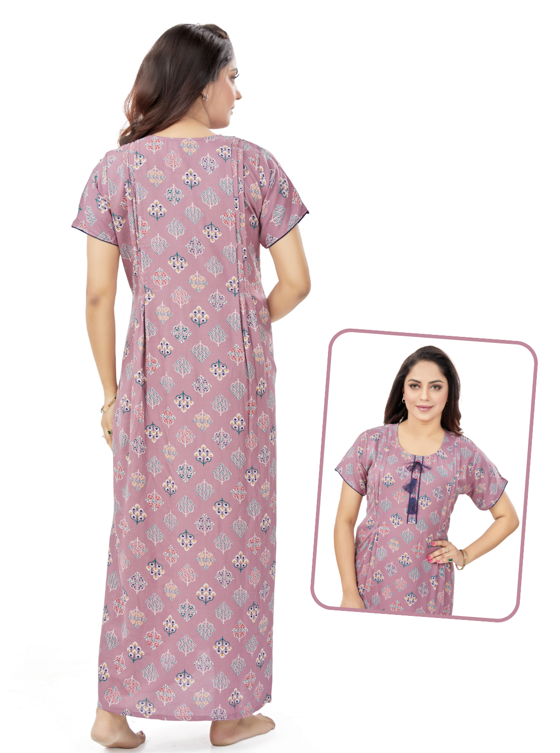 MANGAI Premium Alpine KURTI Style | Beautiful Stylish KURTI Model | Side Pocket | Perfect Nightwear Collection's for Trendy Women's