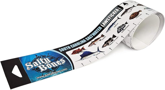 Salty Bones Georgia Saltwater Lawsticker - 36 Sticker Ruler