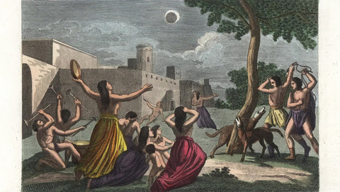 The Spanish explorer Don Juan described the Peruvians' despair during an eclipse.