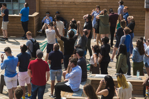 groups gather to view the august 2017 great north american eclipse