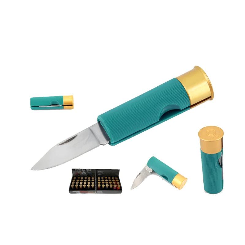 4.5″ Shot Gun Shell Folding Knives 24 PCS Display SET -KA057SET