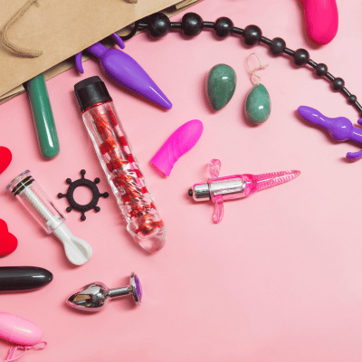 This image shows a sample of sex toys
