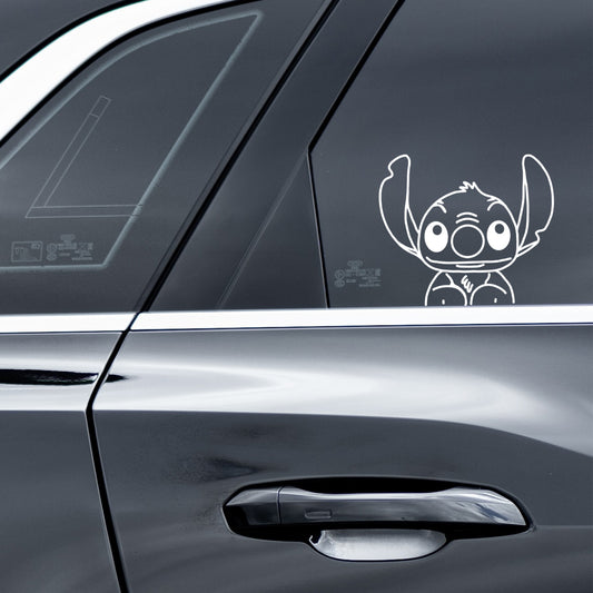  Middle Finger Funny Stick Figure Vinyl Decal JDM Racing  Flipping Bird Angry Meme : Handmade Products