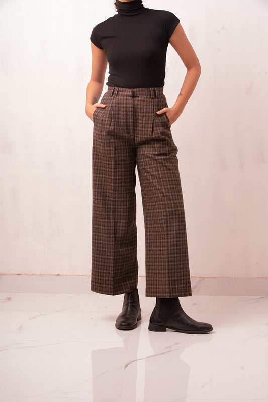 Buy Warm Wool Long Pants, Winter Straight Leg Pants, High Waist Pants,  Pocket Pants, Gray Pants Women, Wide Leg Pants, Minimalist Pants K3136  Online in India 