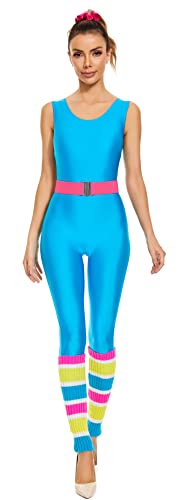 Refreedom Womens 80s Workout Costume Outfit Barbie Costume For Women L –  refreedom