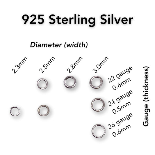 Very Thin Jump Rings, 4mm outside diameter, 0.6mm thick, Stainless Ste -  Jewelry Tool Box