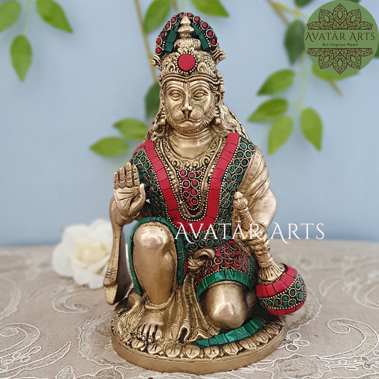 Lord Hanuman Brass Statue - Tesor