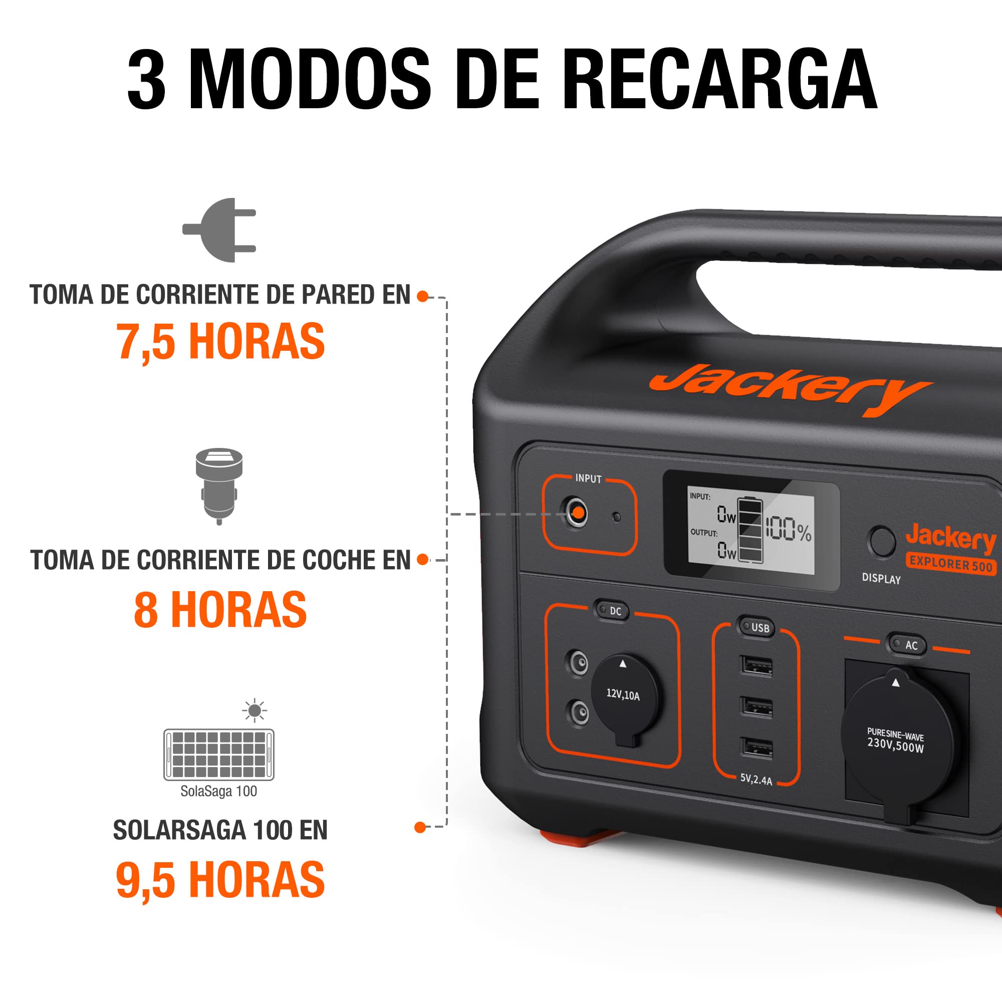 Jackery Explorer 500 Estación De Energía Portátil