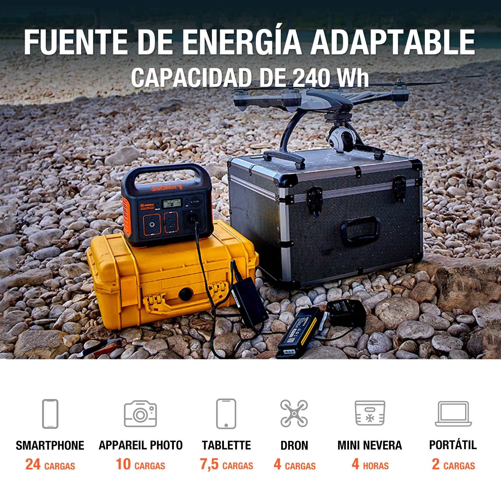 ENERGÍA GRATIS, Generador Eléctrico Solar Portátil ☀️ Review Jackery  Explorer 240