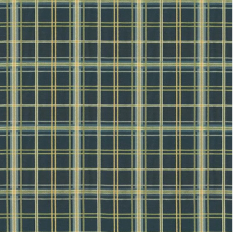 Kasmir Fabrics Tobago Plaid Nautical Decorator Fabric
