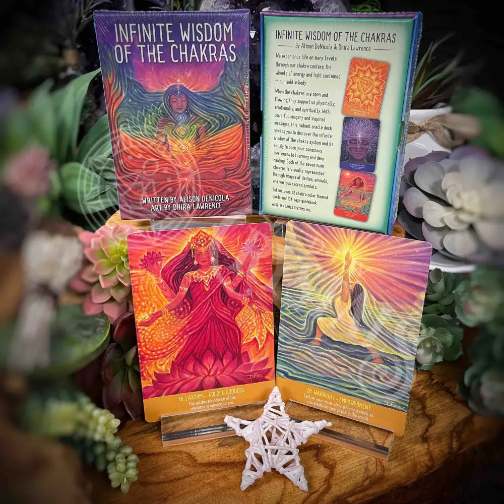 Infinite Wisdom of the Chakras Oracle - 6.0" x 4.0"