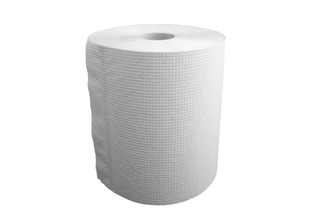 Download Paper Towel Rolls 8"x425'x2.1" Core in White - Tricific.com