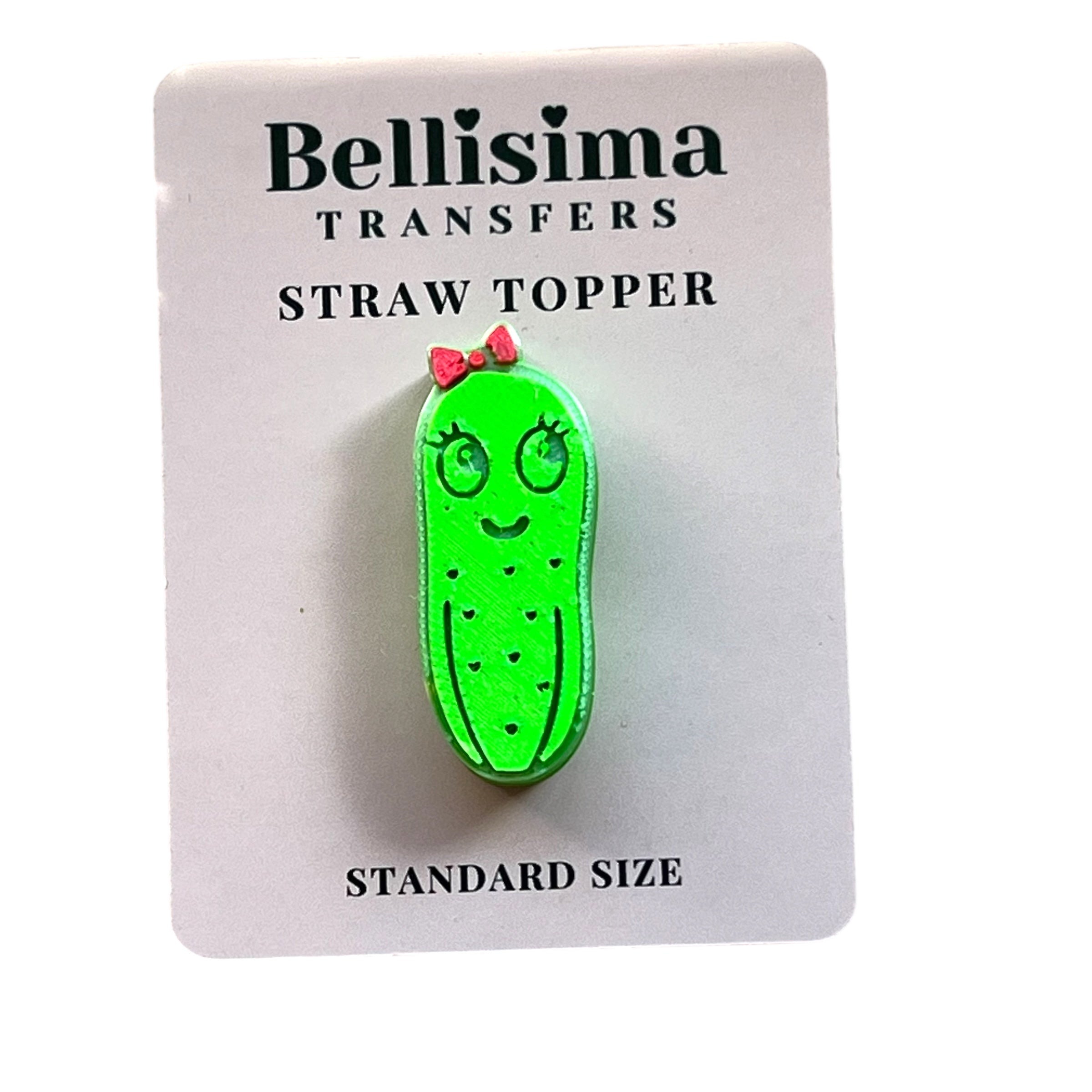 3D PICKLE STRAW TOPPER - SHOP EXLCUSIVE STANDARD SIZE