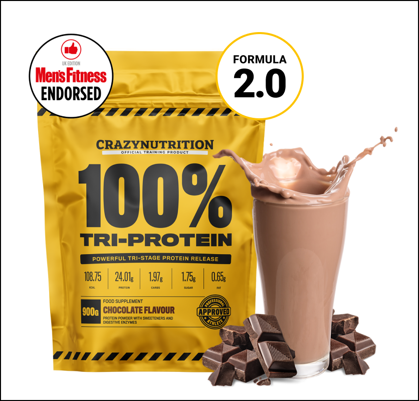 100% TRI-PROTEIN V2 - Crazy Nutrition UK product image