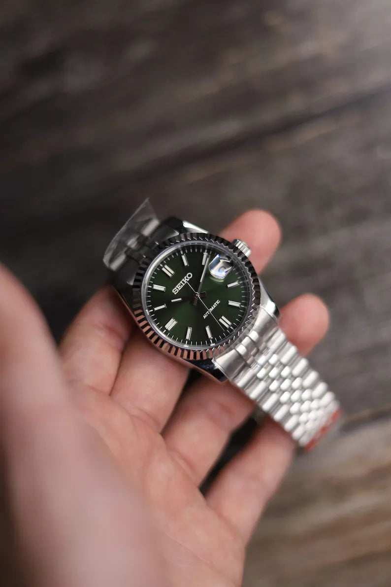 Seiko Datejust 40mm - Green Dial - – Vigil Time