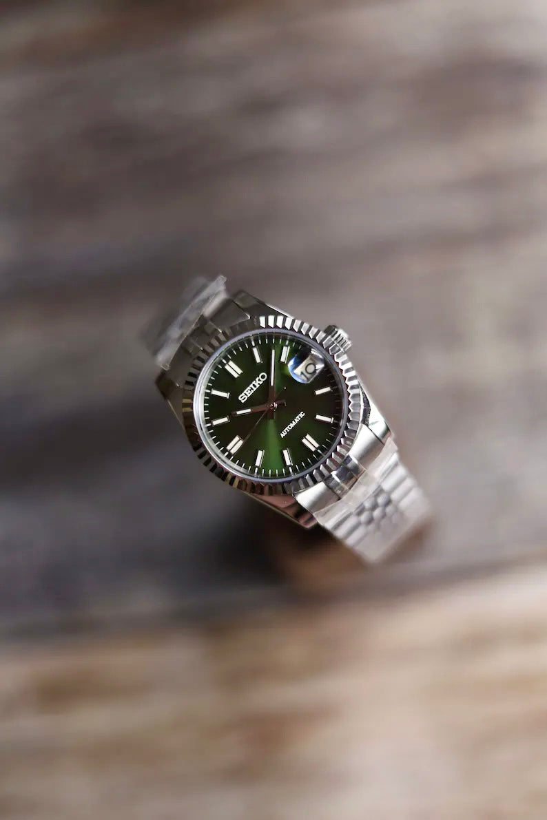 Seiko Datejust 40mm - Green Dial - – Vigil Time