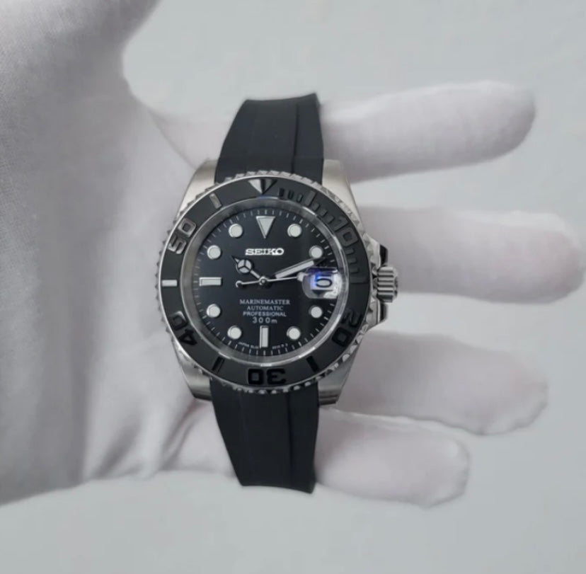 Seiko Yachtmaster Homage - 40mm - Black – Vigil Time