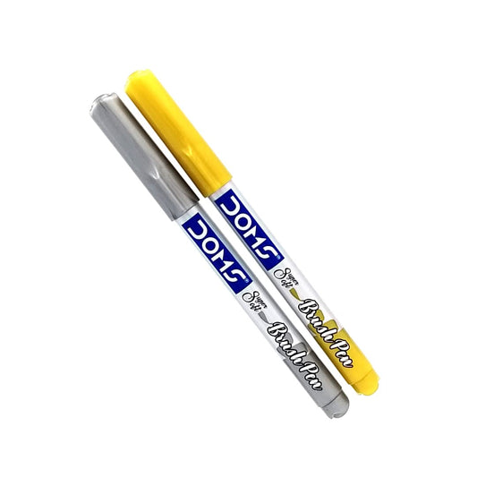 Doms Metallic Super Soft Fine Point Tip Marker Pens (Set of 10