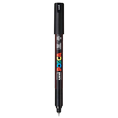 Uni-ball Posca 1MR Markers (Black Ink, Pack of 1), ondesk.in