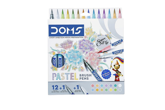 Doms Metallic Brush Pen (10 Assorted Shades) : Doms