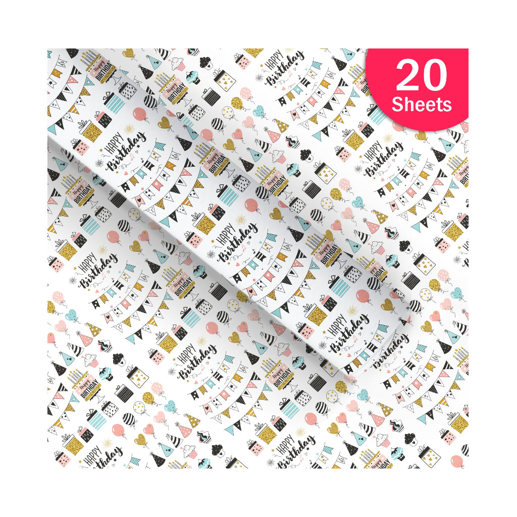Birthday Surprise Gift Wrapping Paper - 30