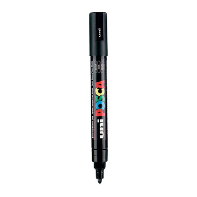 Uni Posca Paint Marker - Black, Bullet Tip, 2.5 mm