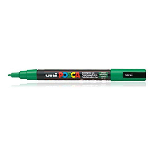 Uni-Ball Posca 3M 0.9-1.3 Mm Bullet Shaped Marker Pen (Black Ink- Pack –